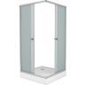 Душевой уголок Niagara Eco 90х90 NG-009-14Q профиль Матовый хром стекло матовое Душевой уголок Niagara Eco 90х90 NG-009-14Q профиль Матовый хром стекло матовое