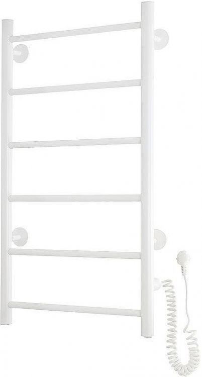 Электрический полотенцесушитель Domoterm Аврора DMT 109-6 40x80 EK R Белый матовый