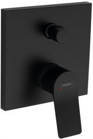 Hansgrohe Vivenis Смеситель для ванны, встраиваемый, цвет: черный матовый