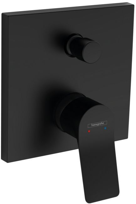 Hansgrohe Vivenis Смеситель для ванны, встраиваемый, цвет: черный матовый