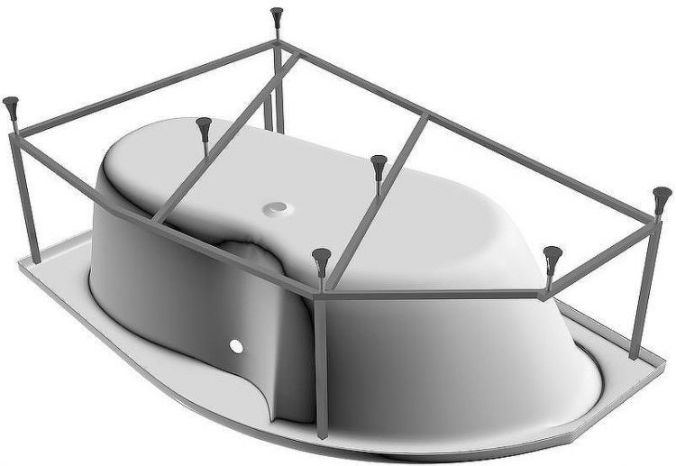 Акриловая ванна Vayer Azalia 160x105 R Гл000006727 без гидромассажа Акриловая ванна Vayer Azalia 160x105 R Гл000006727 без гидромассажа