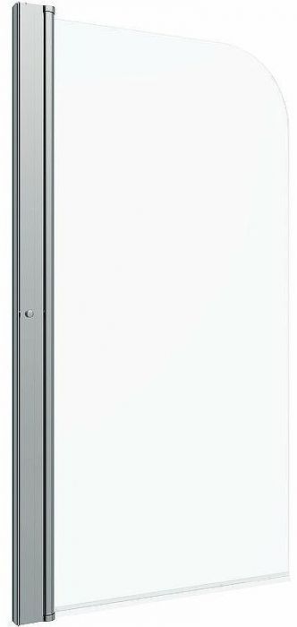 Шторка на ванну Triton Соло 75х140 Щ0000038541 профиль Хром стекло прозрачное