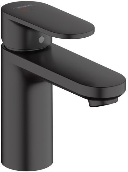 Hansgrohe Vernis Blend Смеситель для раковины, излив 100 мм, цвет: матовый черный
