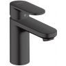 Hansgrohe Vernis Blend Смеситель для раковины, излив 100 мм, цвет: матовый черный