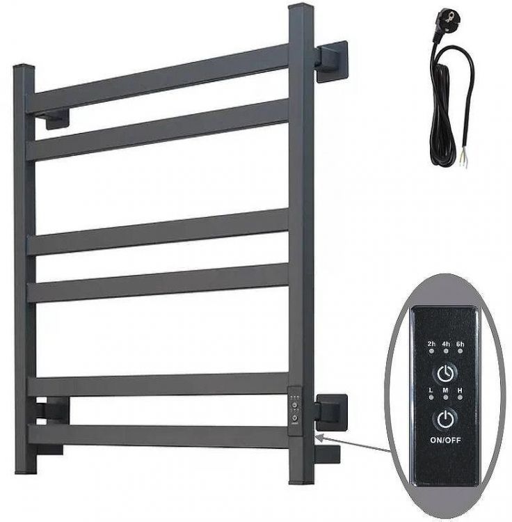 Электрический полотенцесушитель Тругор Пэк сп 21 кв 60х50 Графит