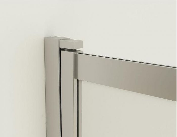 Шторка на ванну Vincea VSB 100х145 VSB-1E100CGB профиль Черный матовый стекло тонированное