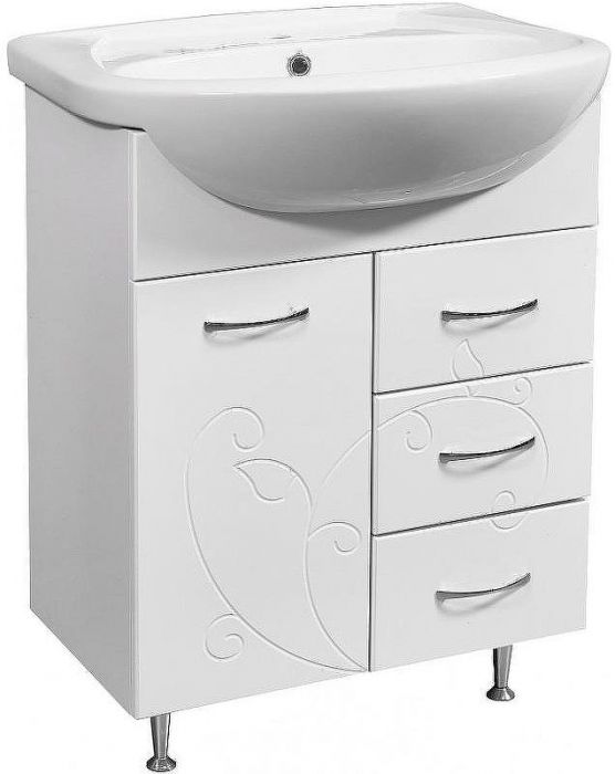 Тумба под раковину Stella Polar Фантазия 65 SP-00000756 Белая
