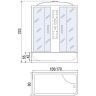 Душевой бокс River Wisla 170x80 ТН 10000002110 с поддоном
