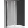 Шторка на ванну AQUAme 120 AQM2852B профиль Хром стекло прозрачное Шторка на ванну AQUAme 120 AQM2852B профиль Хром стекло прозрачное