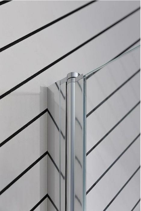 Шторка на ванну Allen Brau Priority 80 3.31023.00 профиль Хром стекло прозрачное