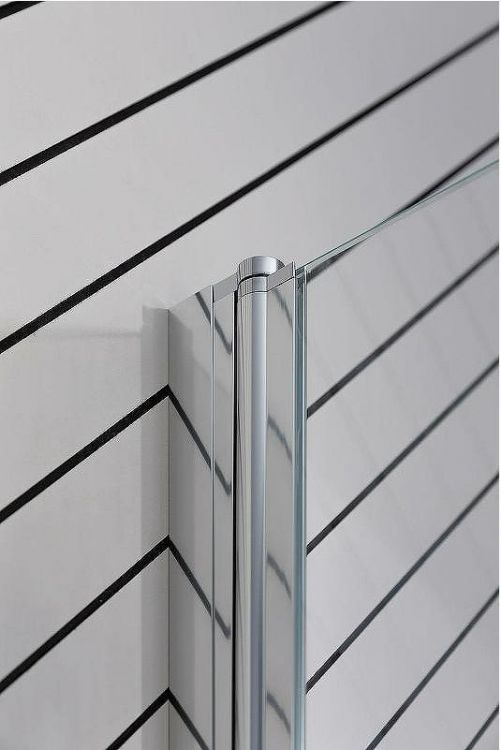 Шторка на ванну Allen Brau Priority 80 3.31023.00 профиль Хром стекло прозрачное