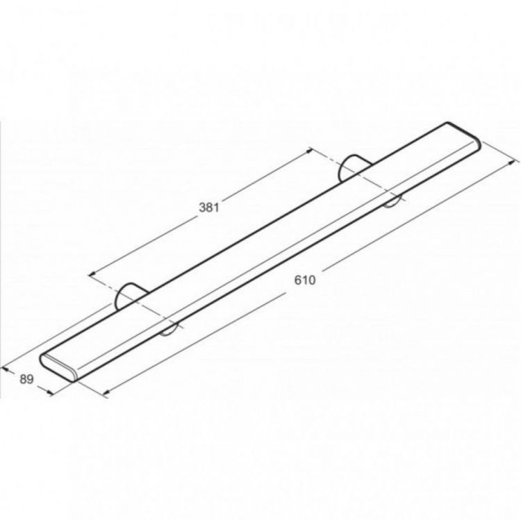 Полотенцедержатель настенный Jacob Delafon Panolux E64003-SHP