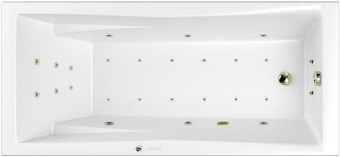 Акриловая ванна Whitecross Palace 170x75 0104.170075.100.ULTRA.BR с гидромассажем