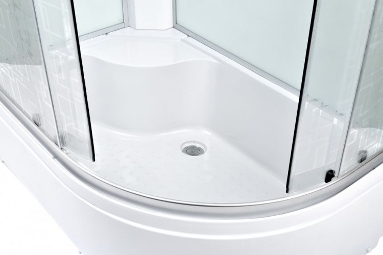 Душевая кабина Deto EM 4512L с гидромассажем и электрикой 120x80x220