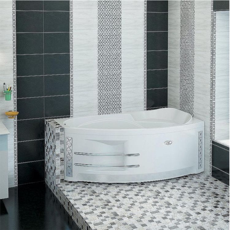 Акриловая ванна Radomir Vannesa София 169х99 R 2-76-2-2-0-223 с гидромассажем Баланс Хром