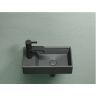 Умывальник CERAMICANOVA Element подвесной прямоугольный (чаша справа, отверстие под смеситель слева) цвет темный антрацит матовый CN6051RMDH