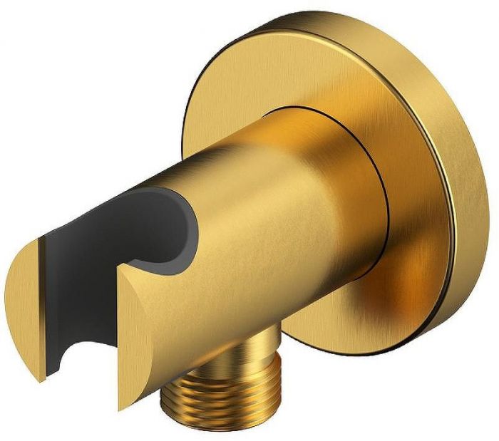 Душевая система Whitecross Y brushed gold YSET08TOPGLB с термостатом Брашированное золото
