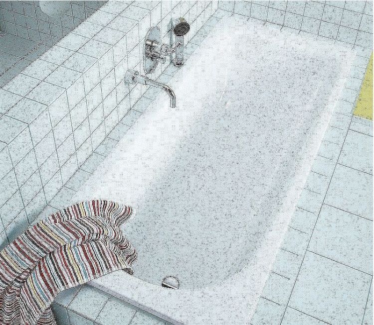 Стальная ванна Kaldewei Eurowa 312 170x70 119812030001 без отверстий под ручки