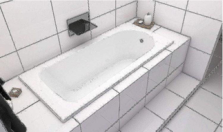 Стальная ванна Kaldewei Eurowa 312 170x70 119812030001 без отверстий под ручки