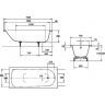 Стальная ванна Kaldewei Eurowa 312 170x70 119812030001 без отверстий под ручки