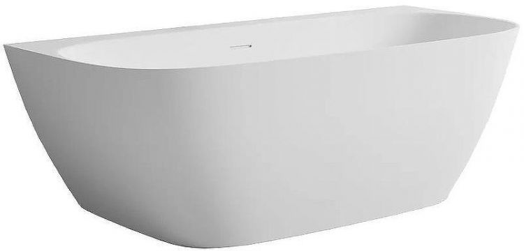 Ванна из искусственного камня Salini Sofia Wall 180х85 102523M Белая матовая