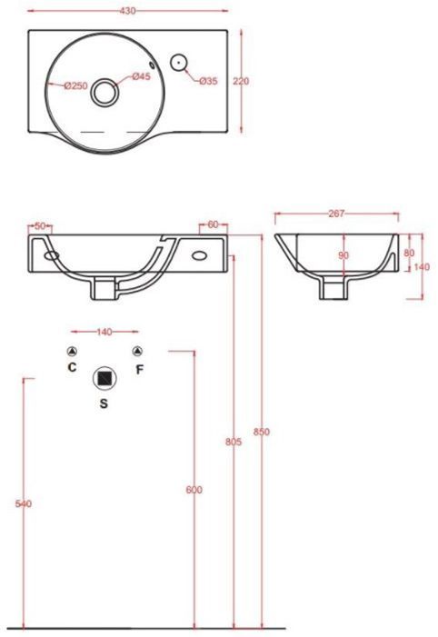 Раковина ARTCERAM WASHBASINS LML001 01 00 Раковина ARTCERAM WASHBASINS LML001 01 00