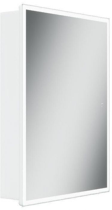 Зеркальный шкаф Sancos Cube 60 CU600 с подсветкой Белый с сенсорным выключателем