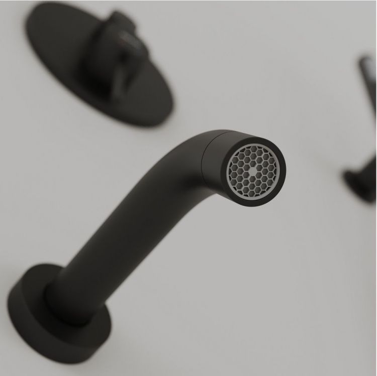 Душевой комплект SANCOS Select встраиваемый для душа, цвет чёрный матовый, SC3004MB