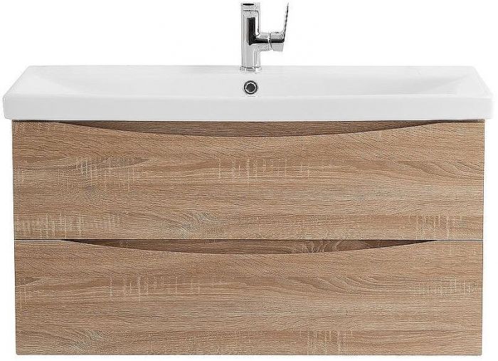 Тумба под раковину BelBagno Marino-Cer 80 MARINO-CER-800-2C-SO-WO-P подвесная Rovere Bianco