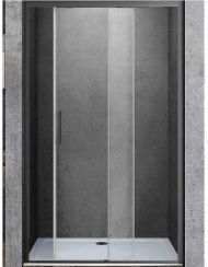 Душевая дверь Vincea Soft 150 VDS-3SO150CLGM профиль Вороненая сталь стекло прозрачное
