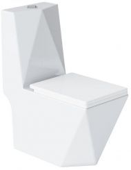 Унитаз моноблок Laguraty 071A с бачком и сиденьем Микролифт