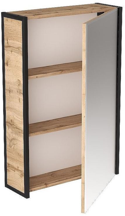 Зеркальный шкаф 1MarKa Grunge Loft 60П Ц0000007992 Дуб вотан Зеркальный шкаф 1MarKa Grunge Loft 60П Ц0000007992 Дуб вотан