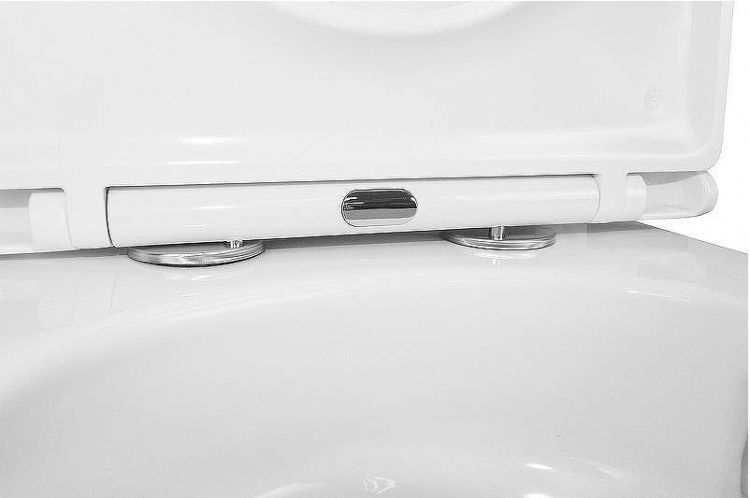 Унитаз компакт Azario Vetro AZ-2149- UQ Белый с бачком и сиденьем Микролифт