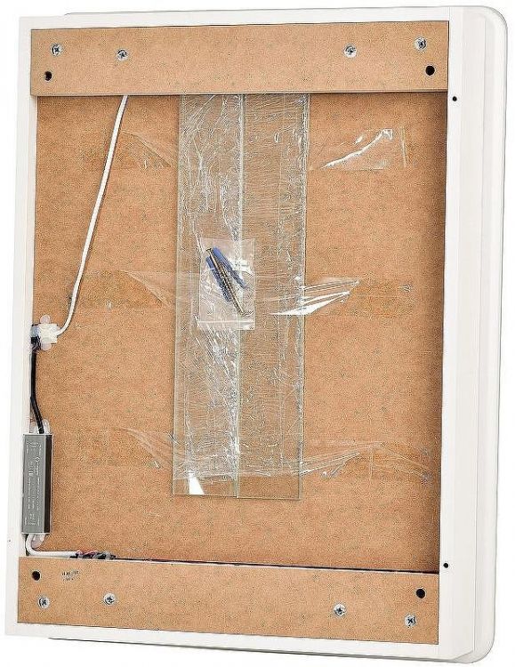 Зеркальный шкаф Sintesi Corso 60 SIN-SPEC-CORSO-60 с подсветкой Белый с сенсорным выключателем