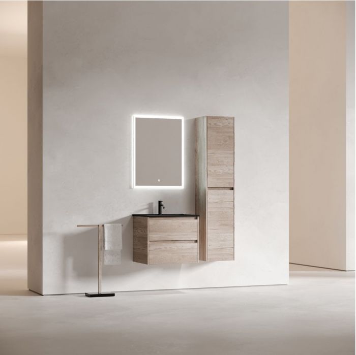 Тумба подвесная SANCOS под раковину Libra, дуб галифакс натуральный 590х450х500 мм, LB60EG