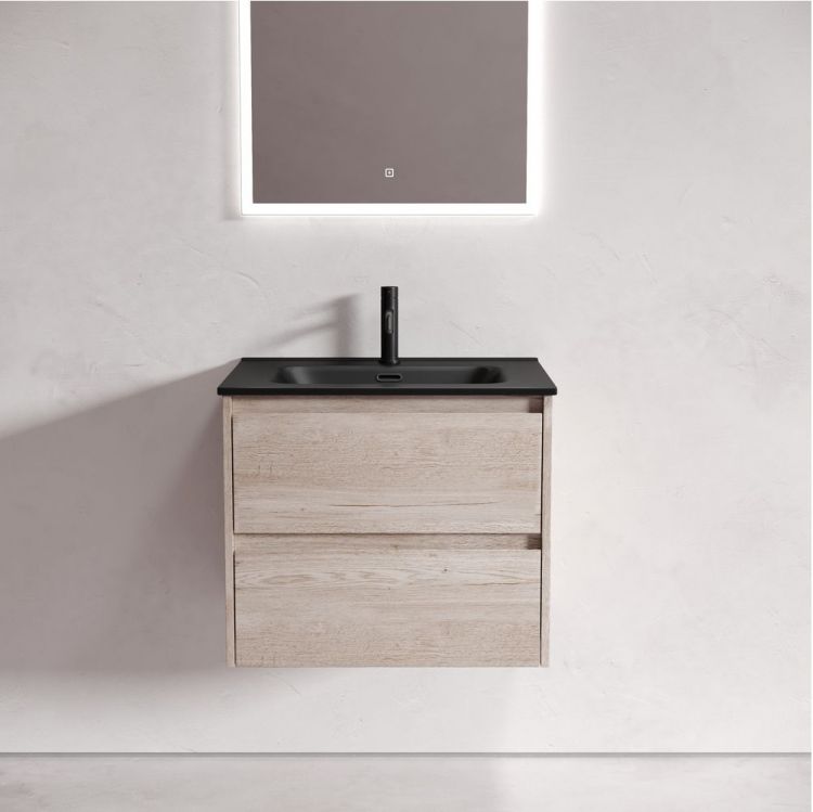 Тумба подвесная SANCOS под раковину Libra, дуб галифакс натуральный 590х450х500 мм, LB60EG Тумба подвесная SANCOS под раковину Libra, дуб галифакс натуральный 590х450х500 мм, LB60EG