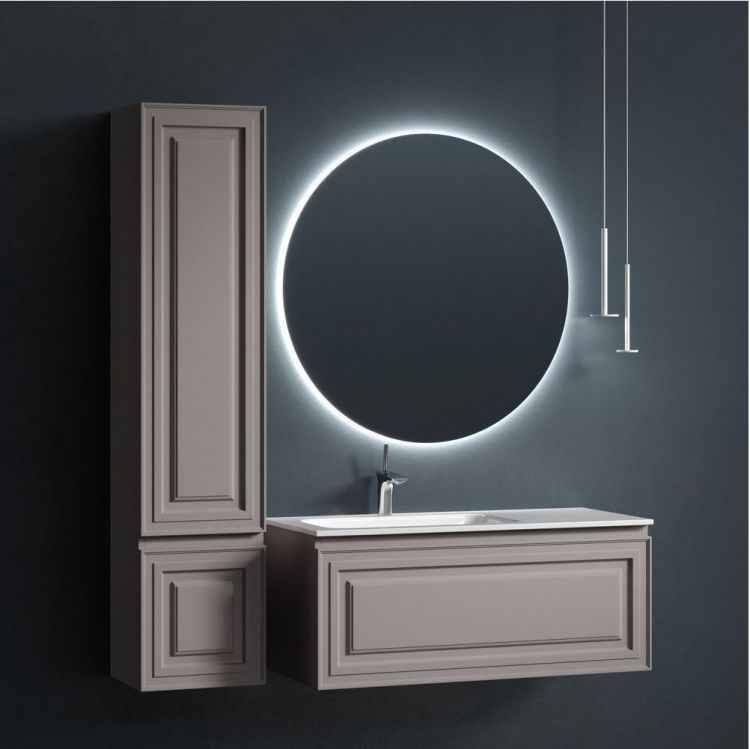 Тумба подвесная SANCOS под раковину Very левая, Doha Soft 995х445х406, VR100LSM