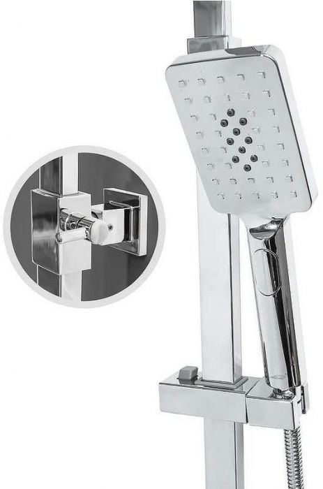 Душевая система Hansberge Cubito H5077W1 Хром Белая