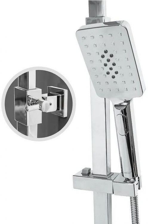 Душевая система Hansberge Cubito H5077W1 Хром Белая