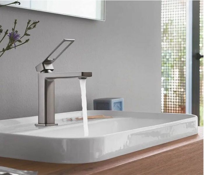 Смеситель для раковины Shevanik S6901T цвет Оружейная сталь