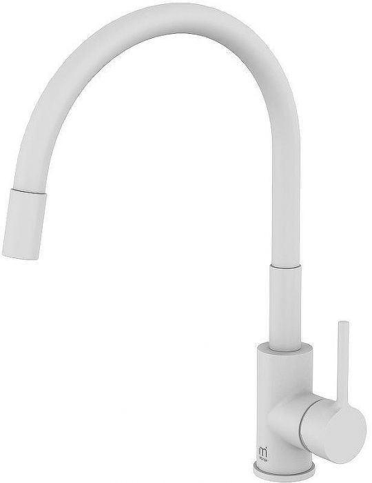Смеситель для кухни Milardo Meal M01WT0FM05 Белый матовый