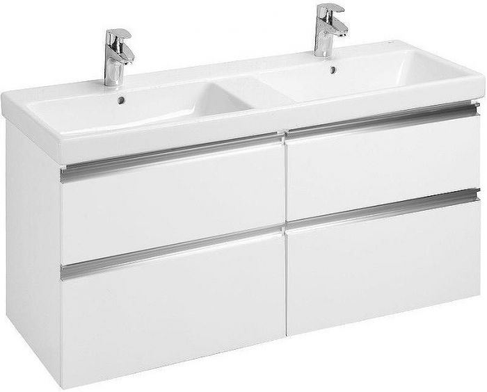 Тумба под раковину Roca The Gap 120 ZRU9307637 подвесная Белый глянец