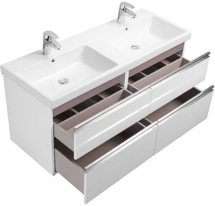 Тумба под раковину Roca The Gap 120 ZRU9307637 подвесная Белый глянец