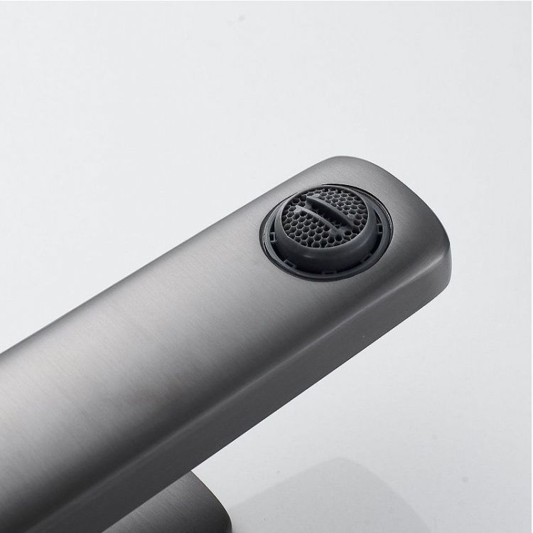 Смеситель для раковины Shevanik S9901T цвет Оружейная сталь Смеситель для раковины Shevanik S9901T цвет Оружейная сталь