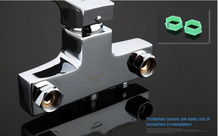 Смеситель для ванны Gappo G07 G2207 универсальный Хром