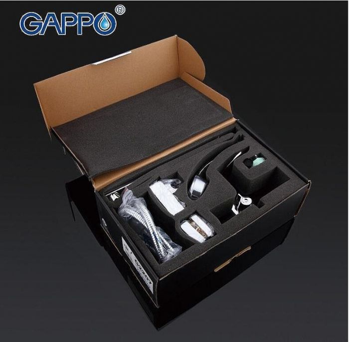 Смеситель для ванны Gappo G07 G2207 универсальный Хром