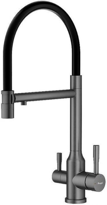 Смеситель для кухни Raglo R81.63.09 Графит матовый Черный