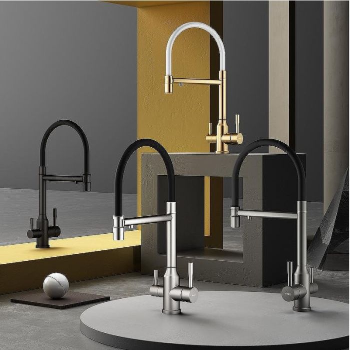 Смеситель для кухни Raglo R81.63.09 Графит матовый Черный