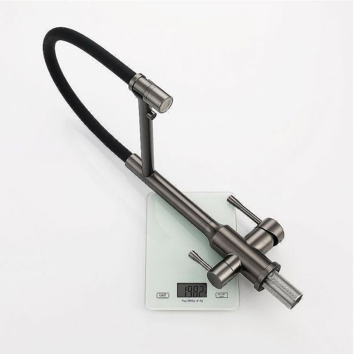 Смеситель для кухни Raglo R81.63.09 Графит матовый Черный