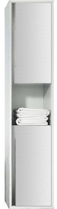 Шкаф пенал SanVit Контур 32 pkonturw подвесной Белый глянцевый